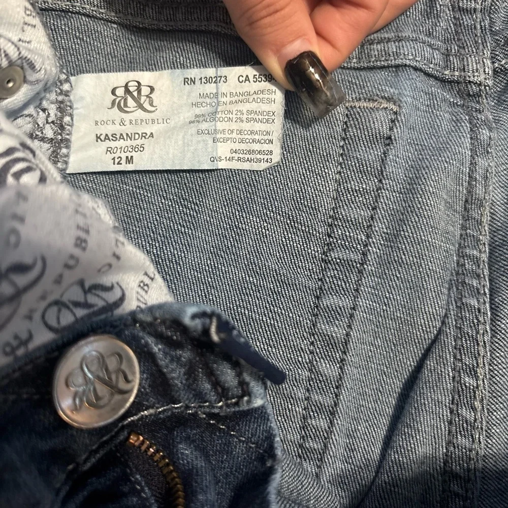 Rock & Republic Dark Blue Flare Jeans